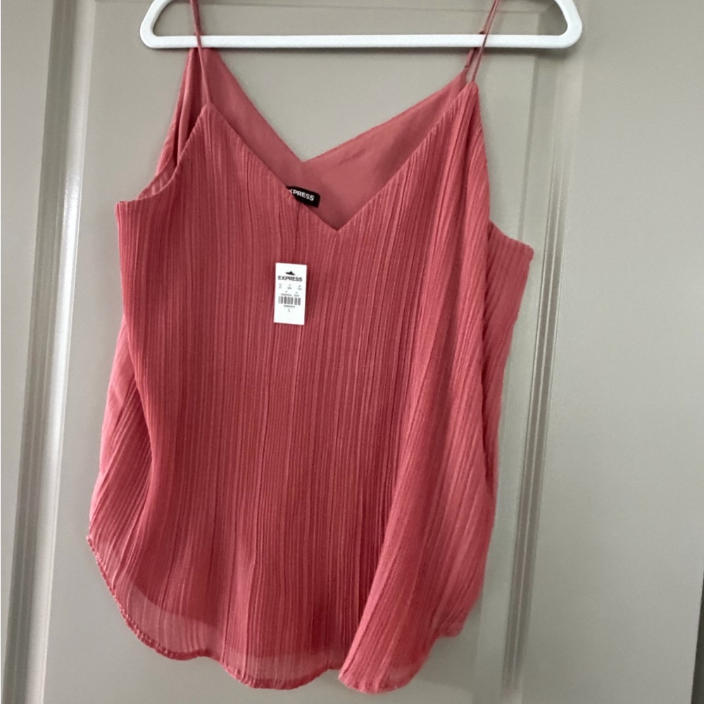 Express Rose Pleated Camisole *NWT*